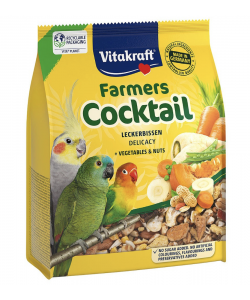 Vitakraft Cocktail Farmers Parrot Treat - Vegetable & Nut - 250g